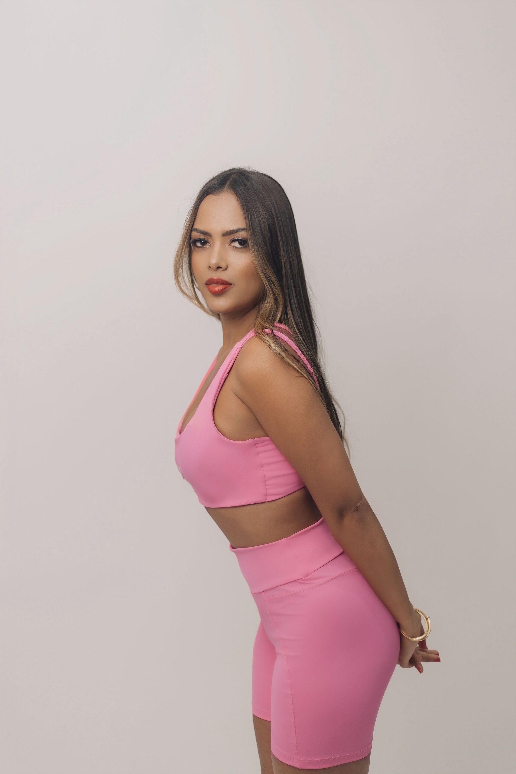 Conjunto Short Poliamida Ingrid 